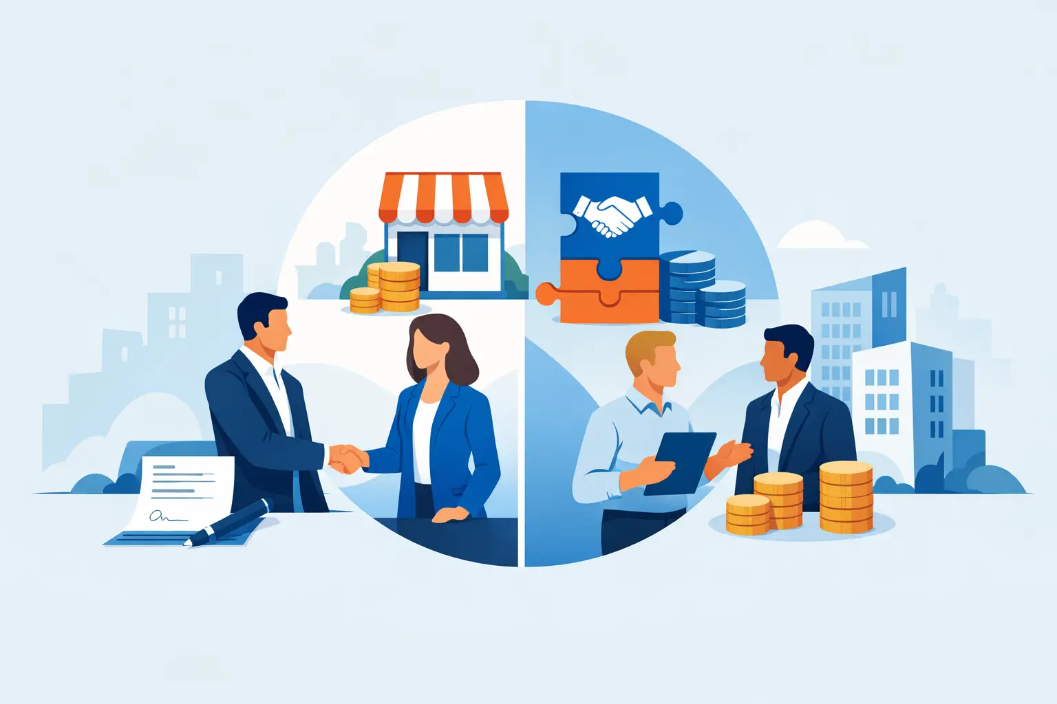 Cession de fonds de commerce ou de parts : choisir