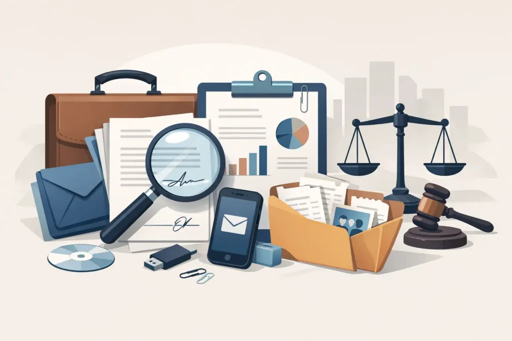 Preuves pour litige commercial : quoi garder ?